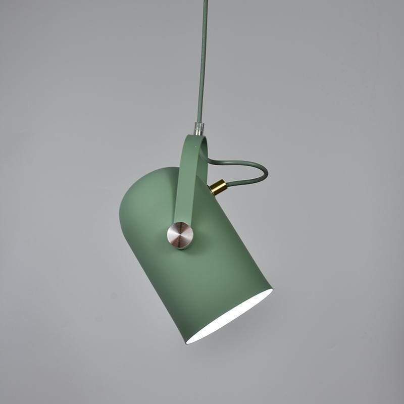 Green Morandi Pendant Light, Adjustable Angle