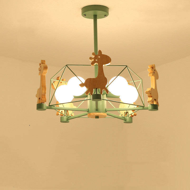 Giraffe LED Ceiling Light, Kids Room Fixture