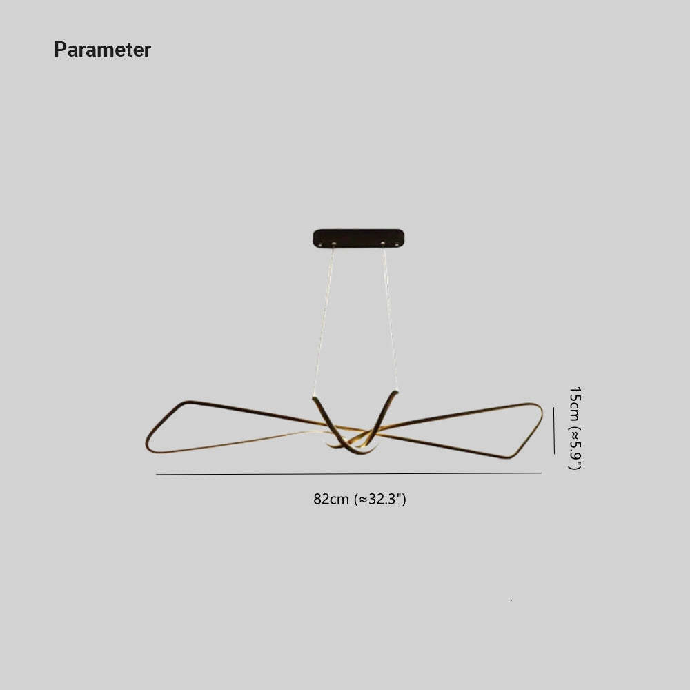 Bouvet pendant light dimensions. Geometric metal lighting size.