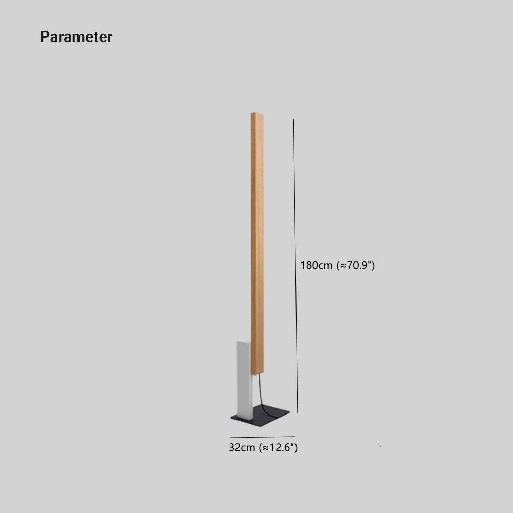 Edge Minimalist Floor Lamp Dimensions - 180cm x 32cm