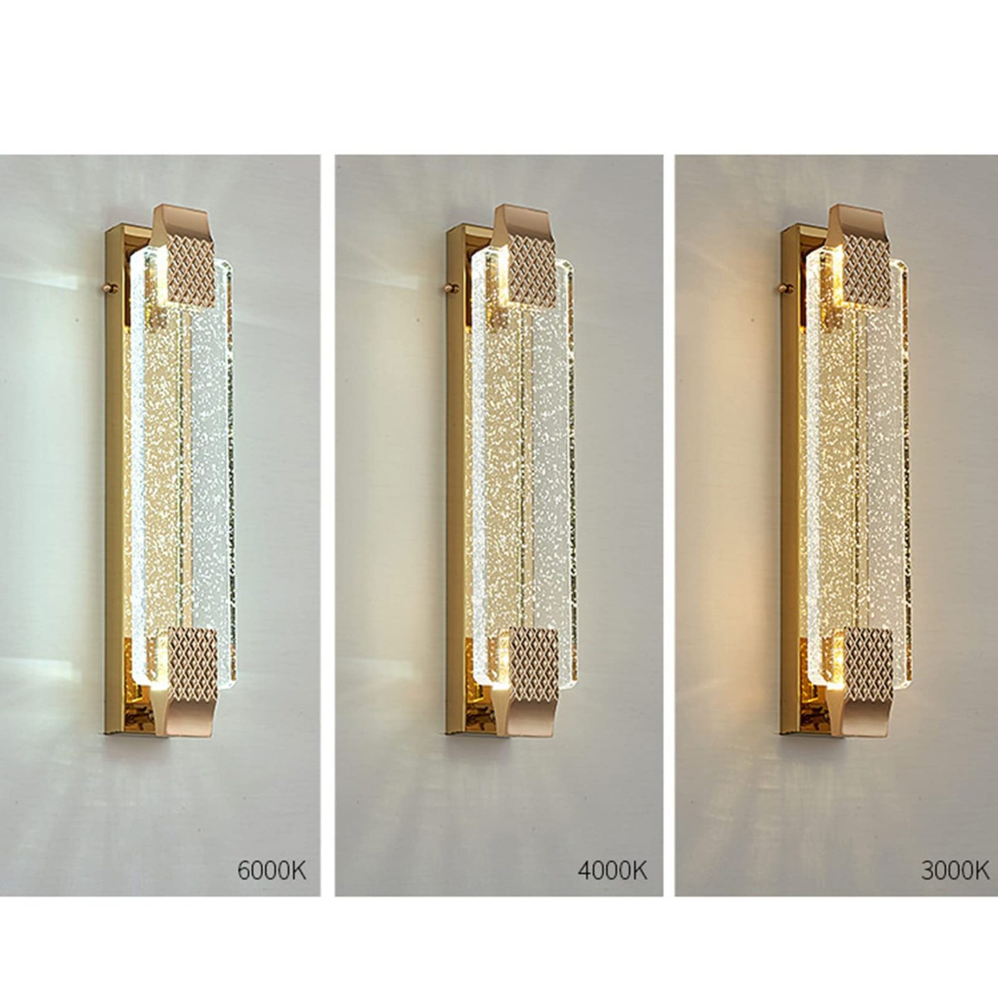 Kajetan Wall Lamp color temperature variations