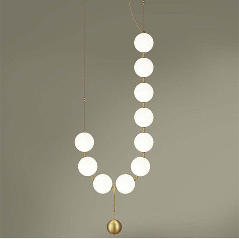 Creative Valentina Ball Pendant Lamp, Necklace Design