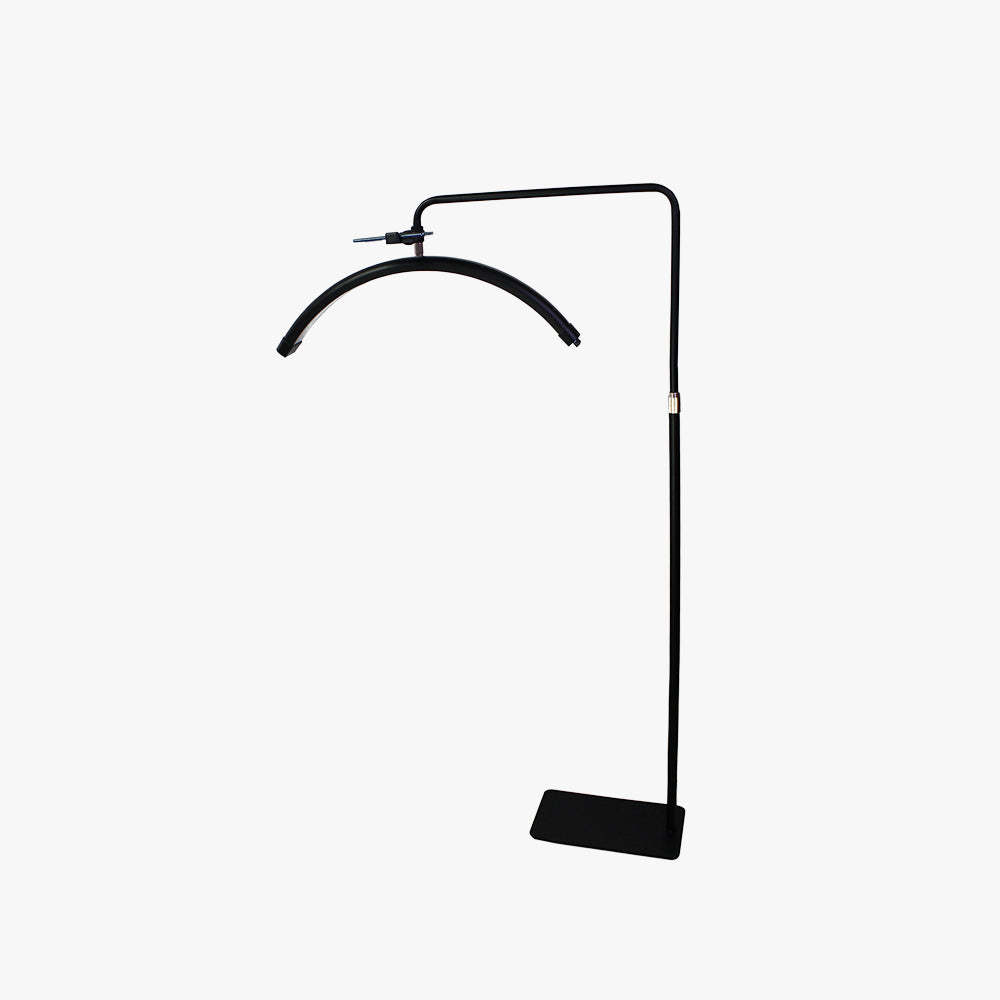 Cooley minimalist black metal floor lamp.