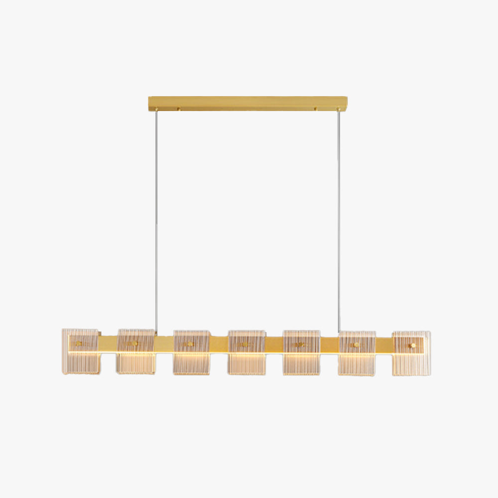Evette Modern Minimalist Rectangular Pendant Light