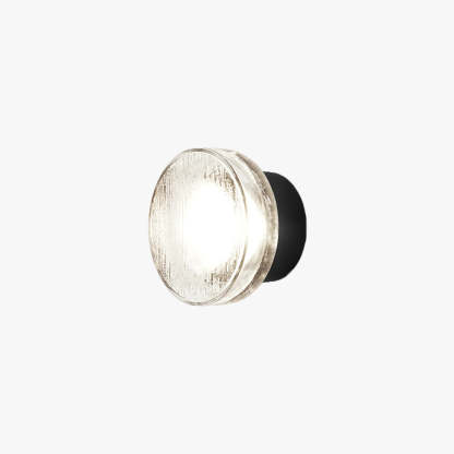 Valentina Modern Mini Outdoor Wall Lamp, transparent glass