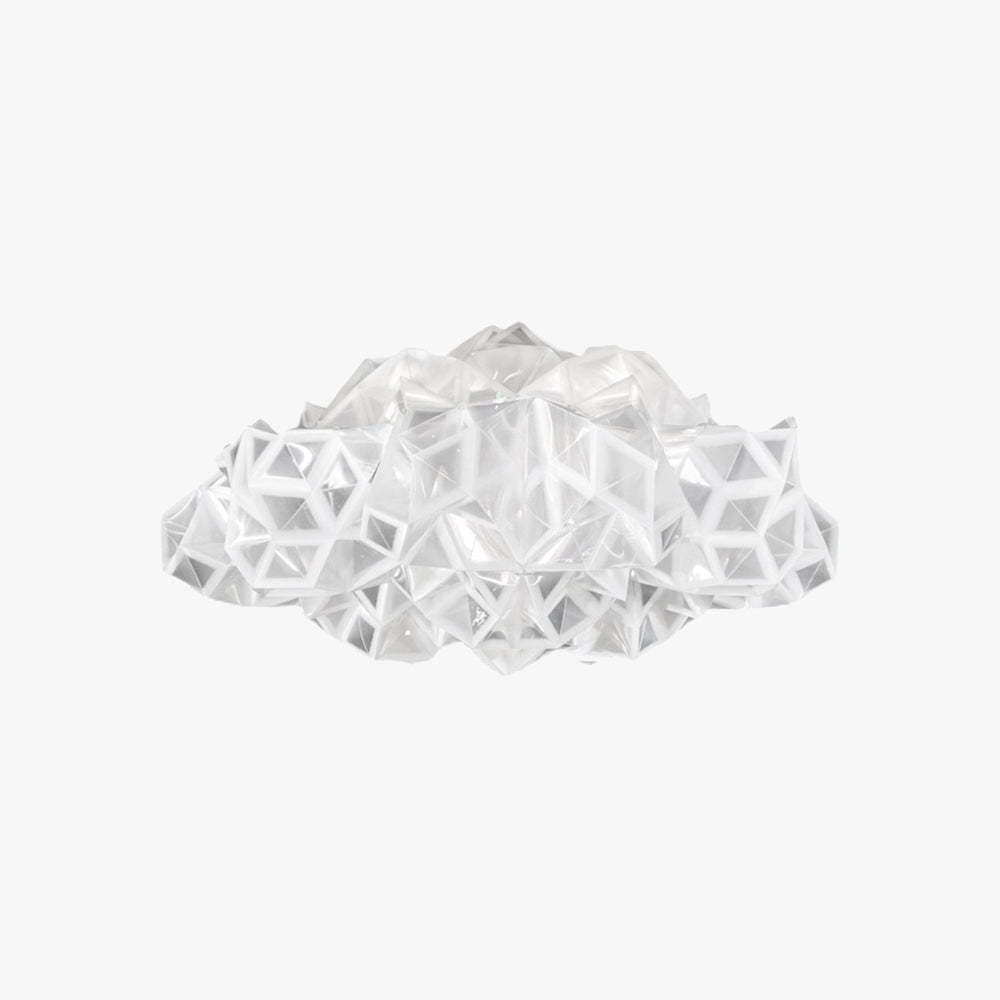 Bella Acrylic Pendant Light, Diamond Cloud Design