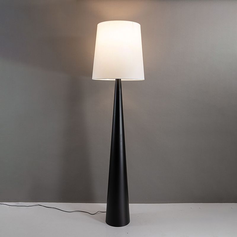 Eryn Floor Lamp: Nordic style fabric shade living room lighting