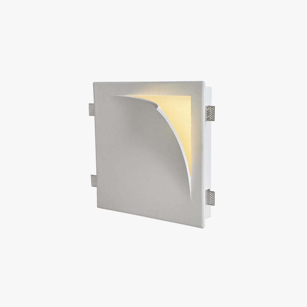 Elif Recessed LED Wall Lamp. Modern artistic lighting fixture.
