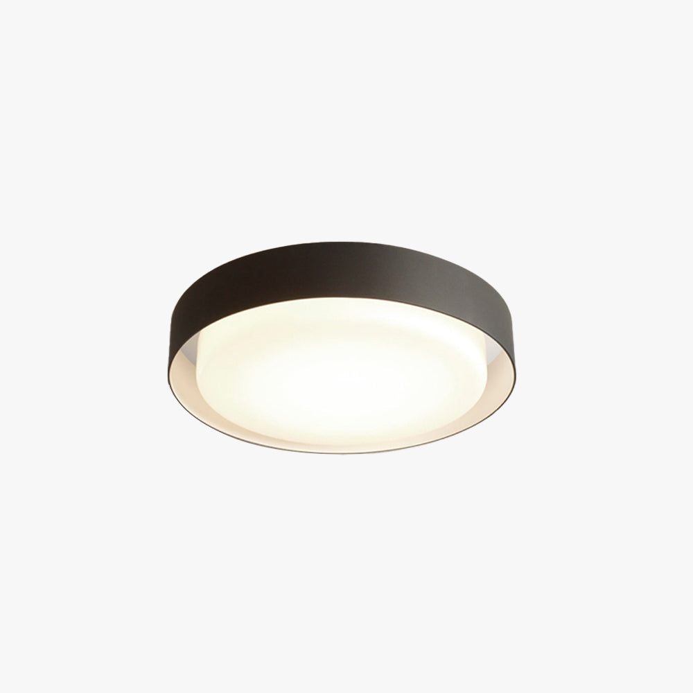 Orr Modern Round Flush Mount Ceiling Light Metal 