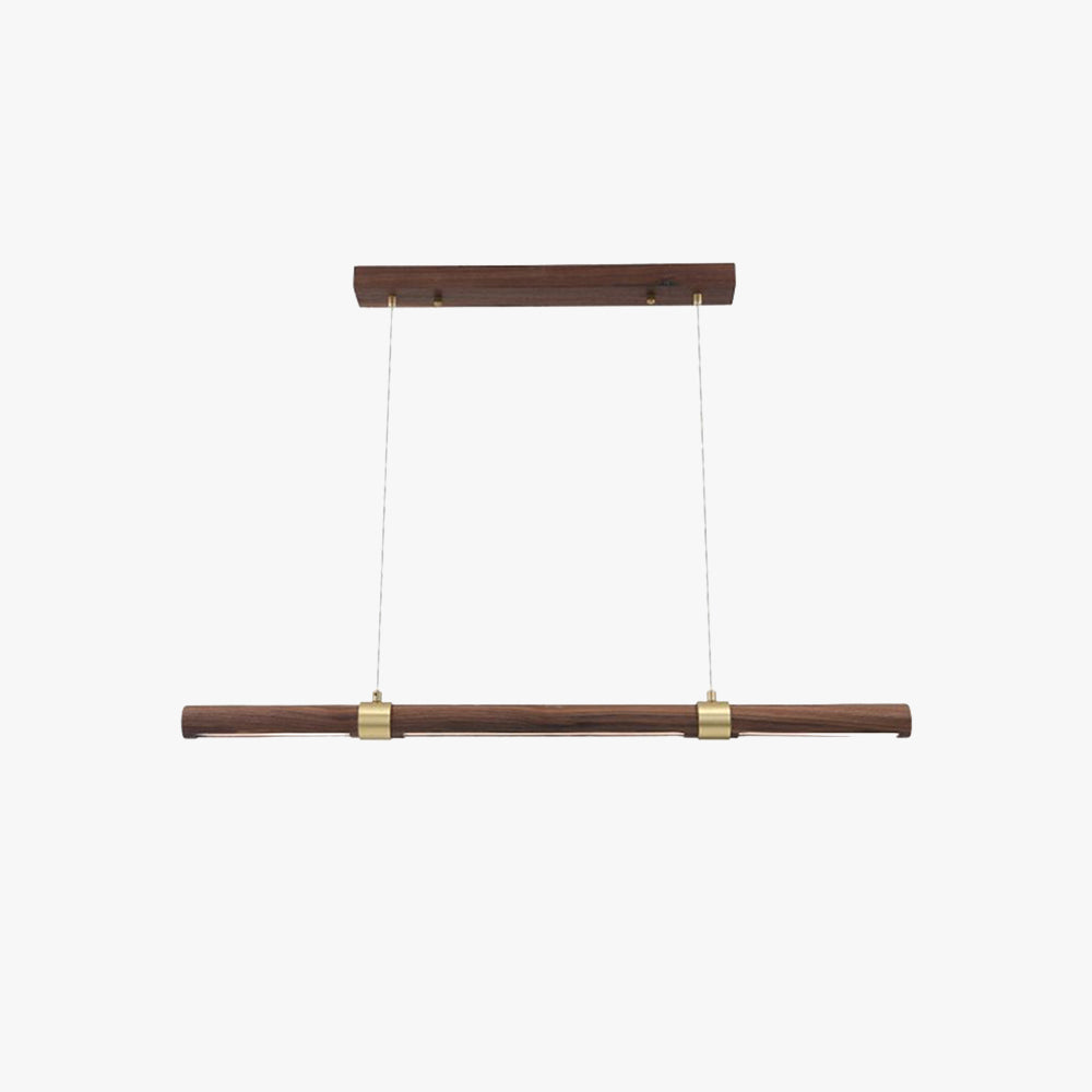 Ozawa Modern Minimalist Pendant Light in Black Walnut