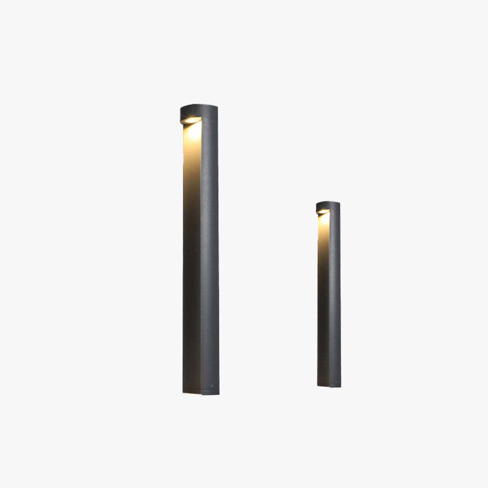 Pena Modern Metal Cylindrical Outdoor Path Light
