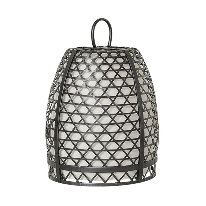 Alessio Retro Cage Floor Lamp - Metal and Acrylic Lighting