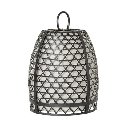 Alessio Retro Cage Floor Lamp - Metal and Acrylic Lighting