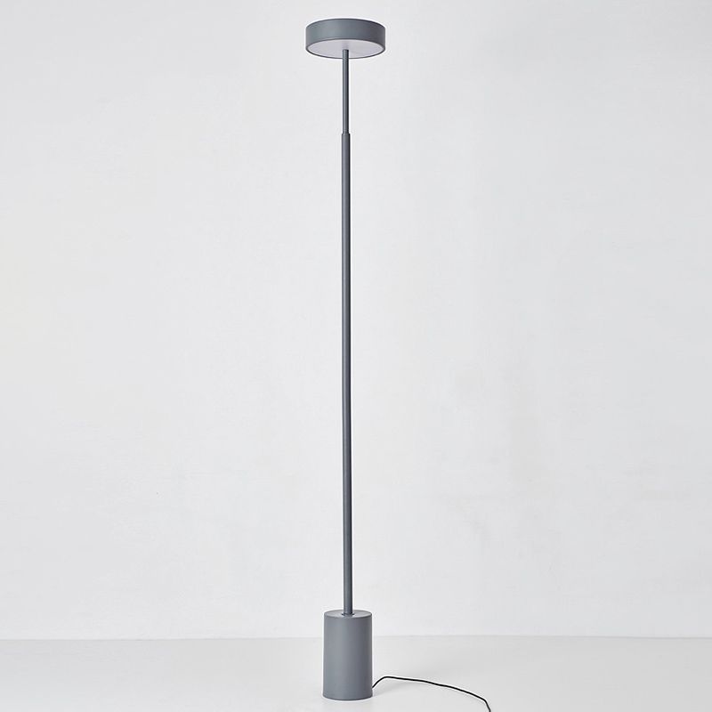 Grey Edge Floor Lamp - Modern Minimalist Lighting