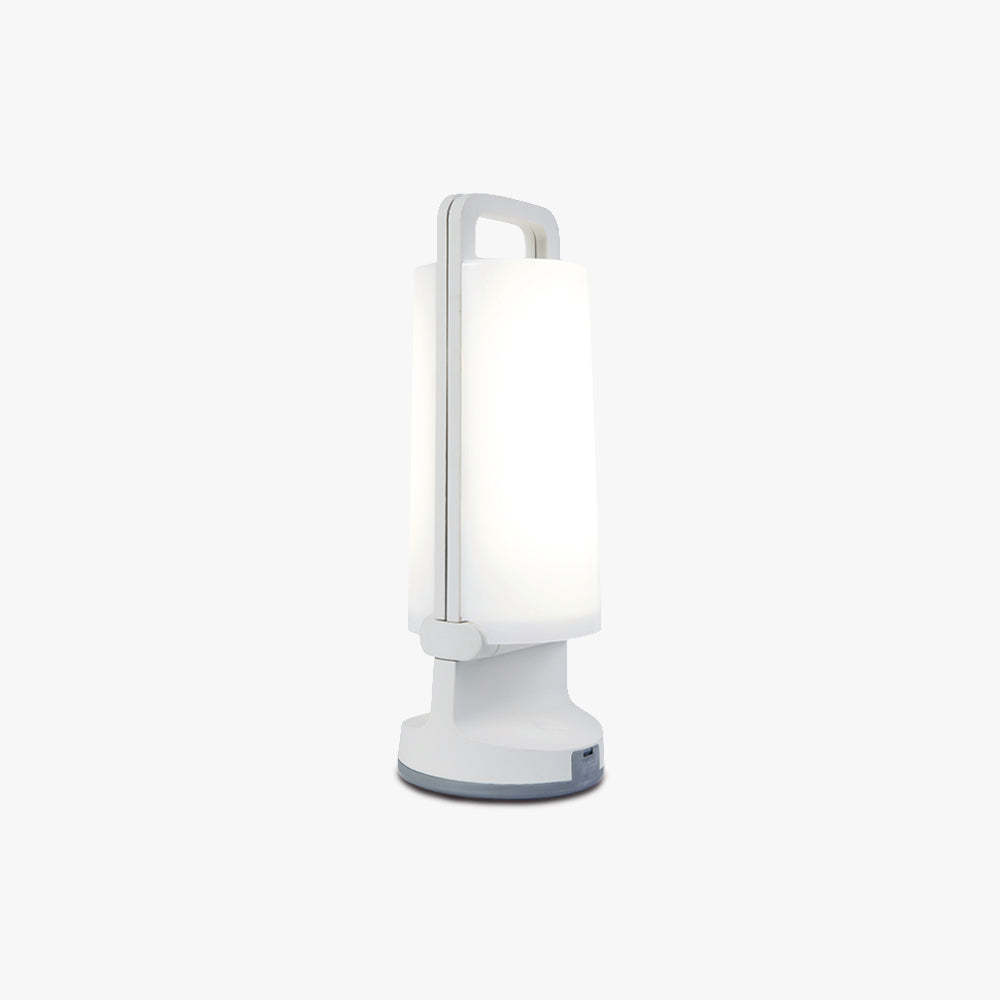 White Orr Portable Solar Table Lamp