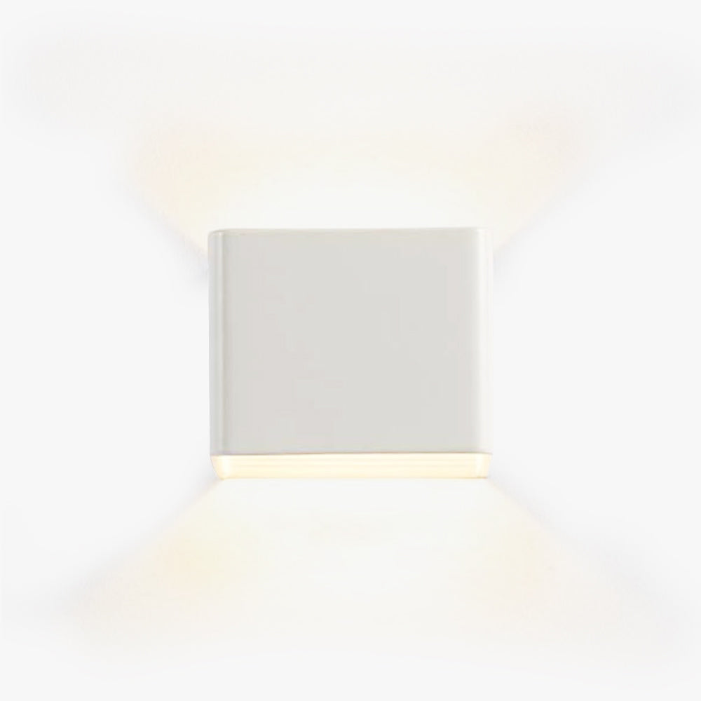 Orr Wall Lamp Square, 4" - Modern Metal Wall Light