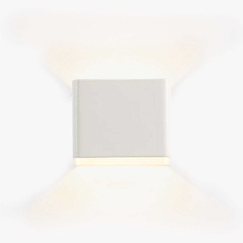 Orr Wall Lamp Square, 4" - Modern Metal Wall Light
