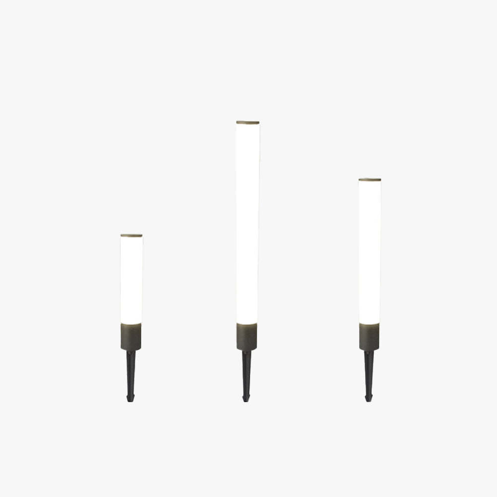 Pena Minimalist Cylindrical Outdoor Ground Light