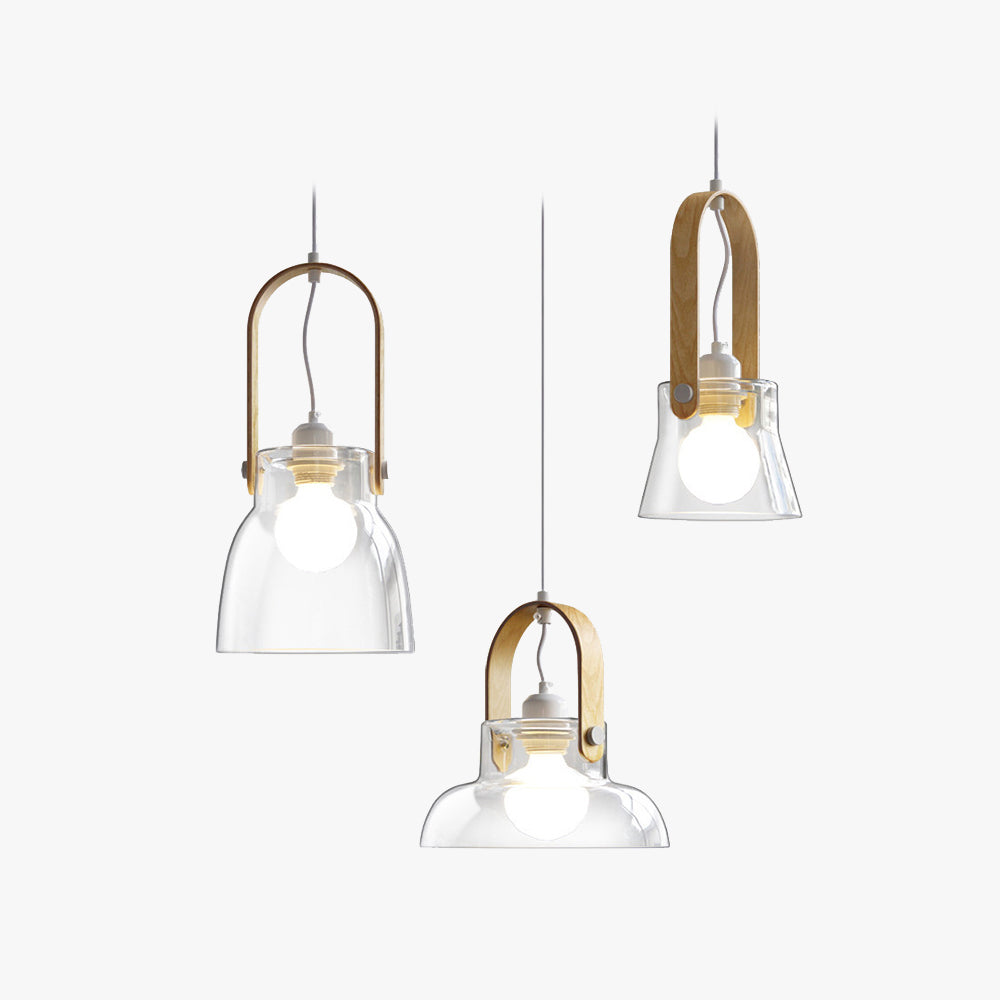 Hailie Minimalist Bowl Shaped Glass Pendant Light - Lassola