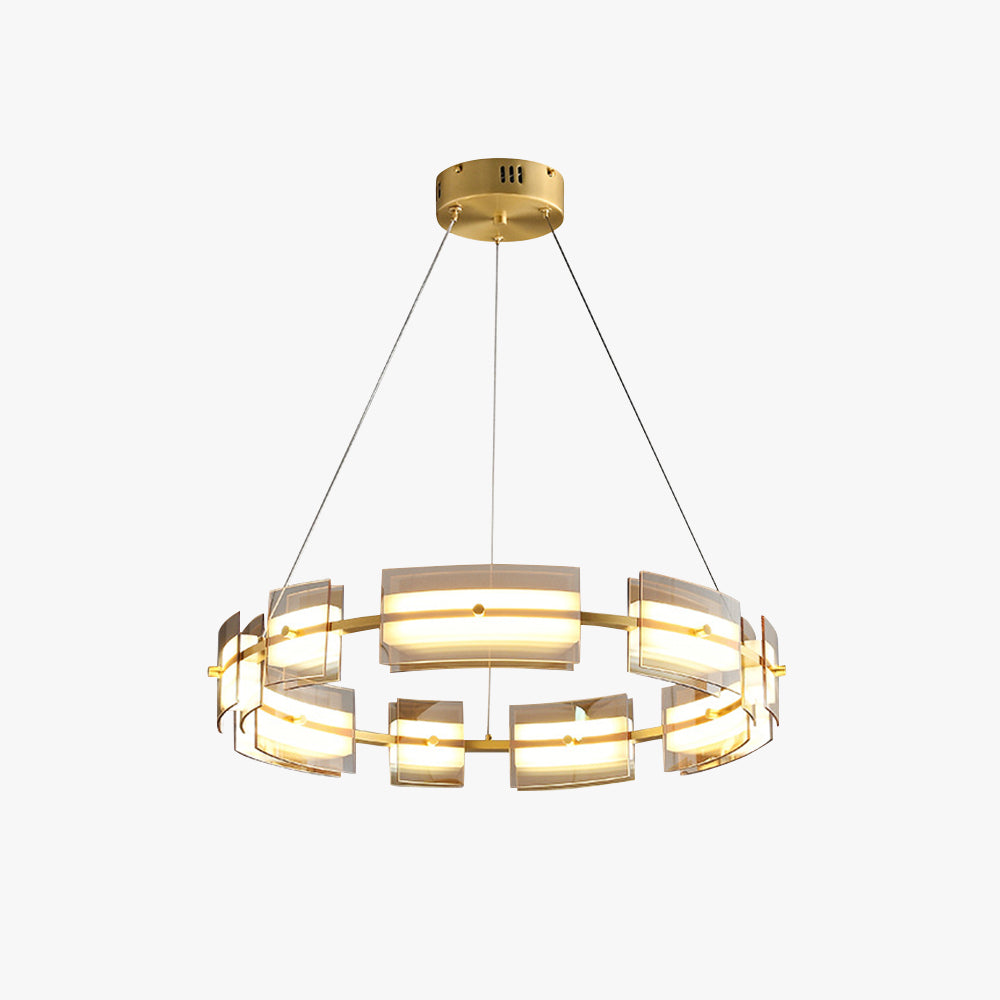 Evette Minimalist Ring Metal Pendant Light