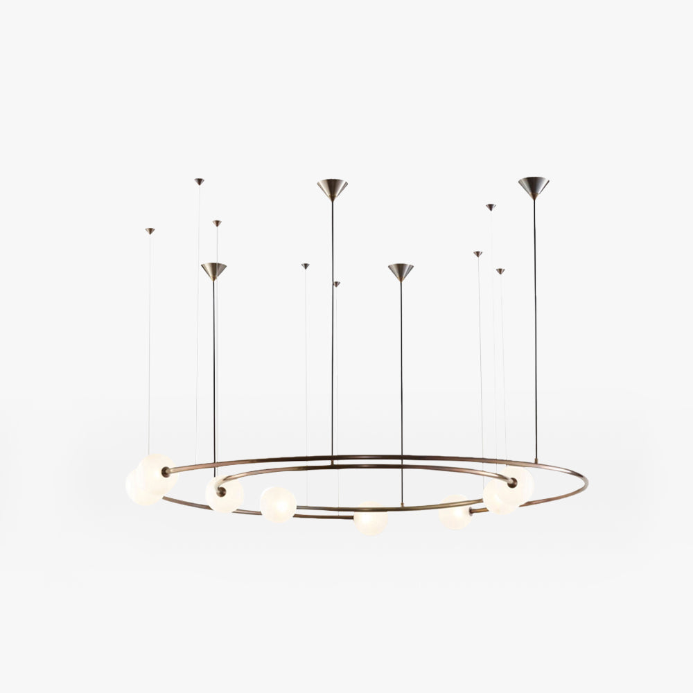 Valentina Modern Ring Metal Pendant Light - Lassola