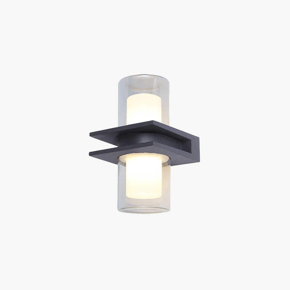 Orr Modern Cylindrical Metal Outdoor Wall Lamp