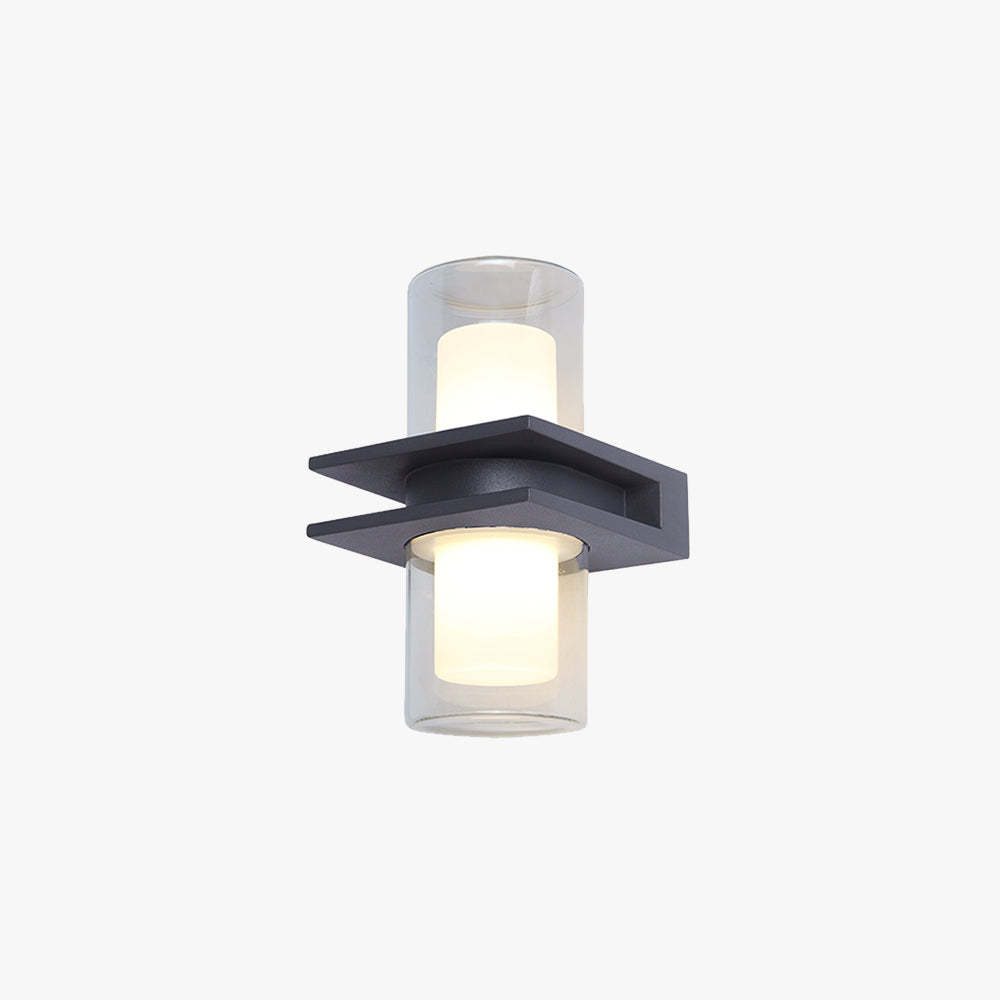 Orr Modern Cylindrical Metal Outdoor Wall Lamp