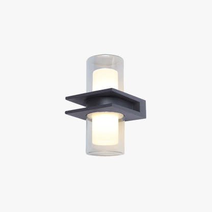 Orr Modern Cylindrical Metal Outdoor Wall Lamp