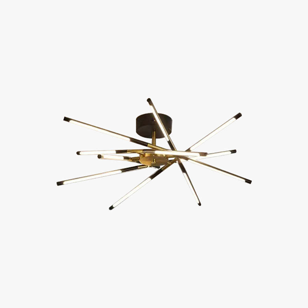 Edge Modern Linear Metal Acrylic Ceiling Light
