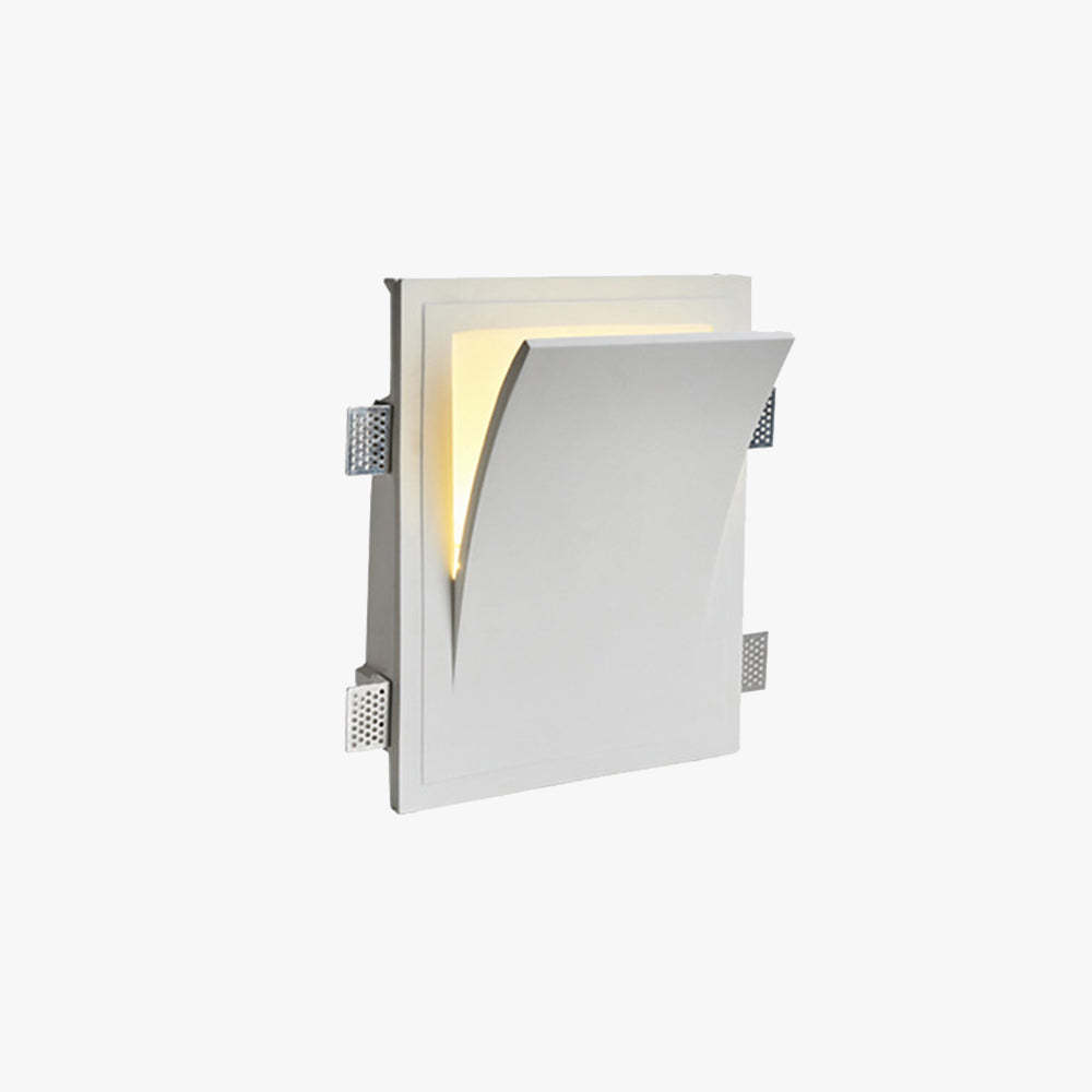 Elif LED Wall Lamp. Modern gypsum recessed lighting.