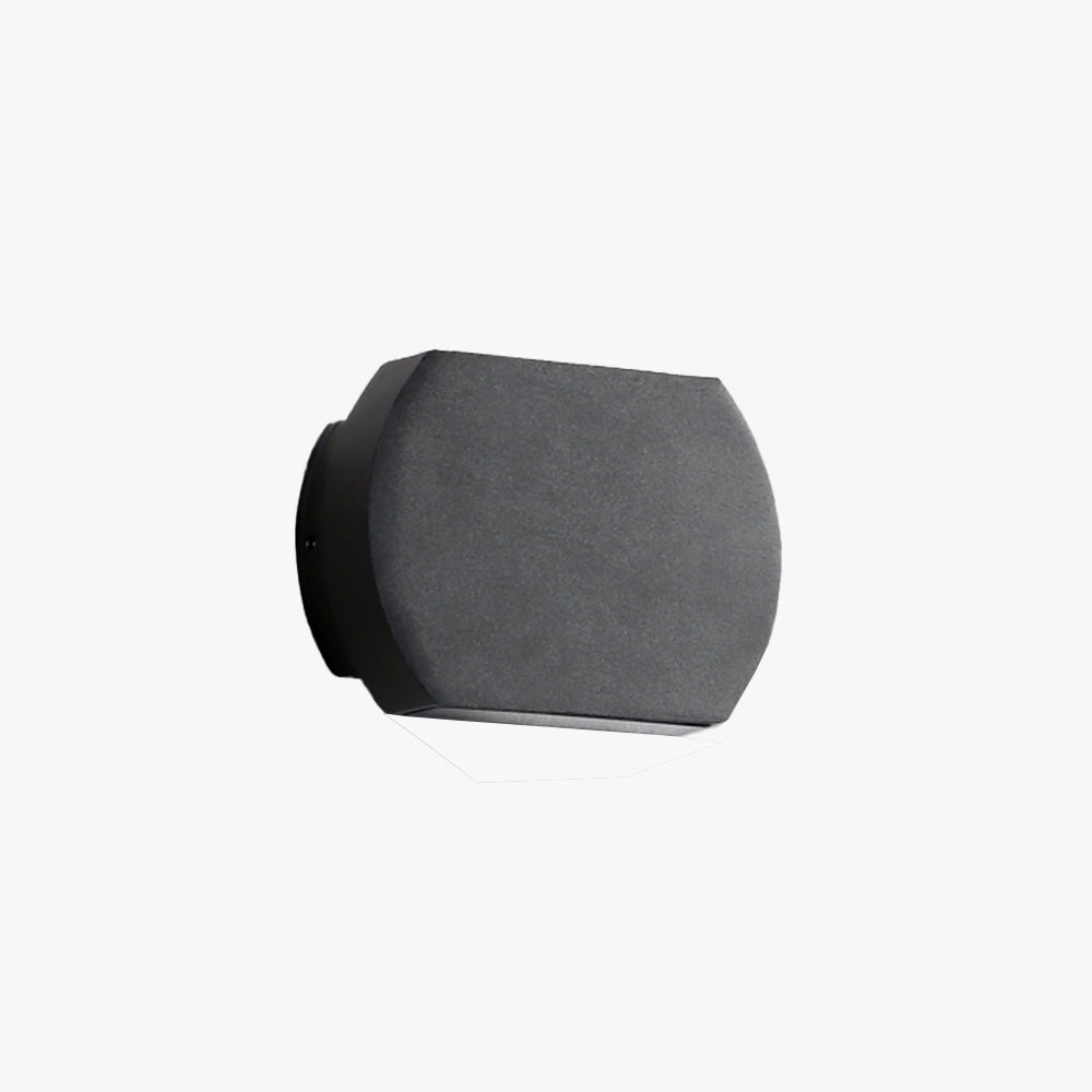 Orr Minimalist Geometric Metal Outdoor Wall Lamp