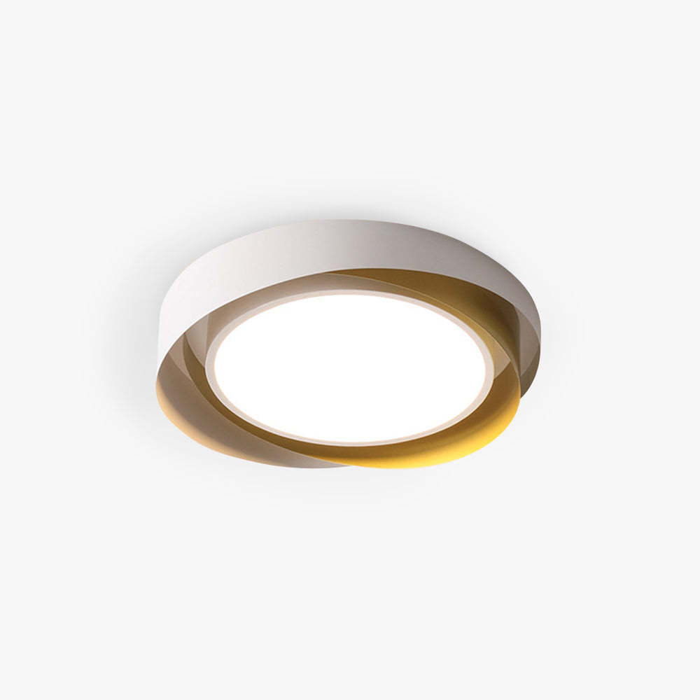 Quinn Modern Geometric Metal Acrylic Flush Mount Ceiling Light