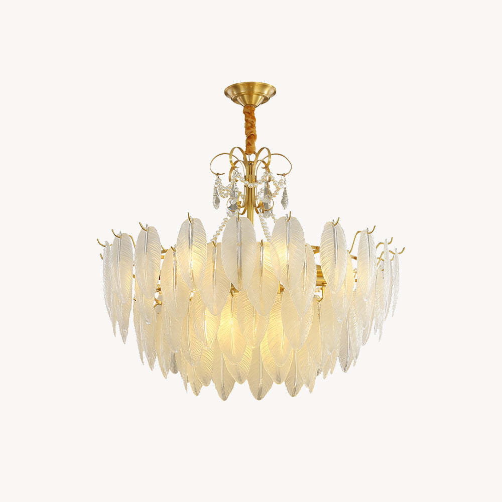 Kirsten Pearl Glass Metal Chandelier - Marilyn Style