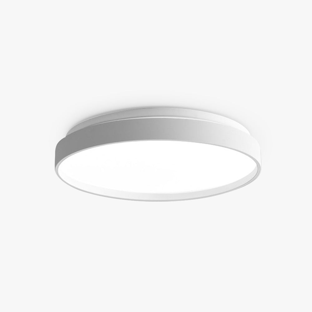 Quinn Minimalist Round Metal Acrylic Flush Mount Ceiling Light