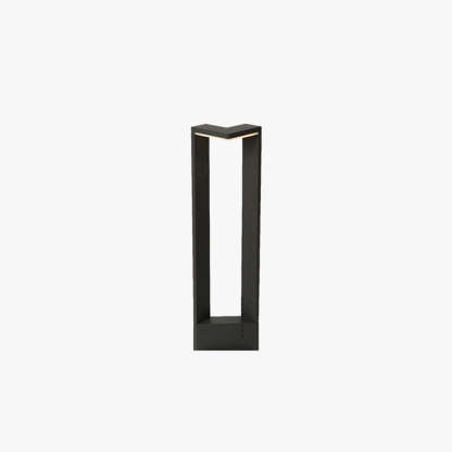 Orr Minimalist Metal Right-angle Shaped Outdoor Path Light
