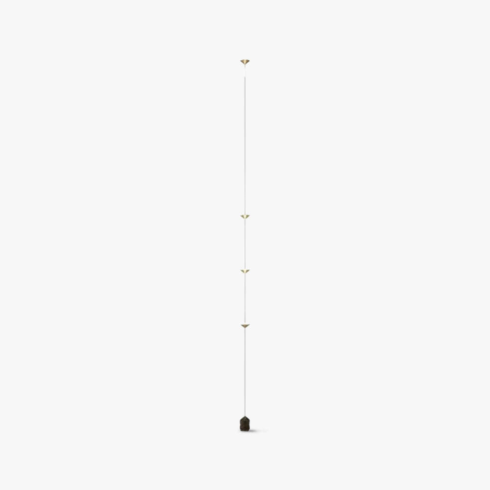 Edge Minimalist Linear Floor Lamp with 3 LED Bulbs