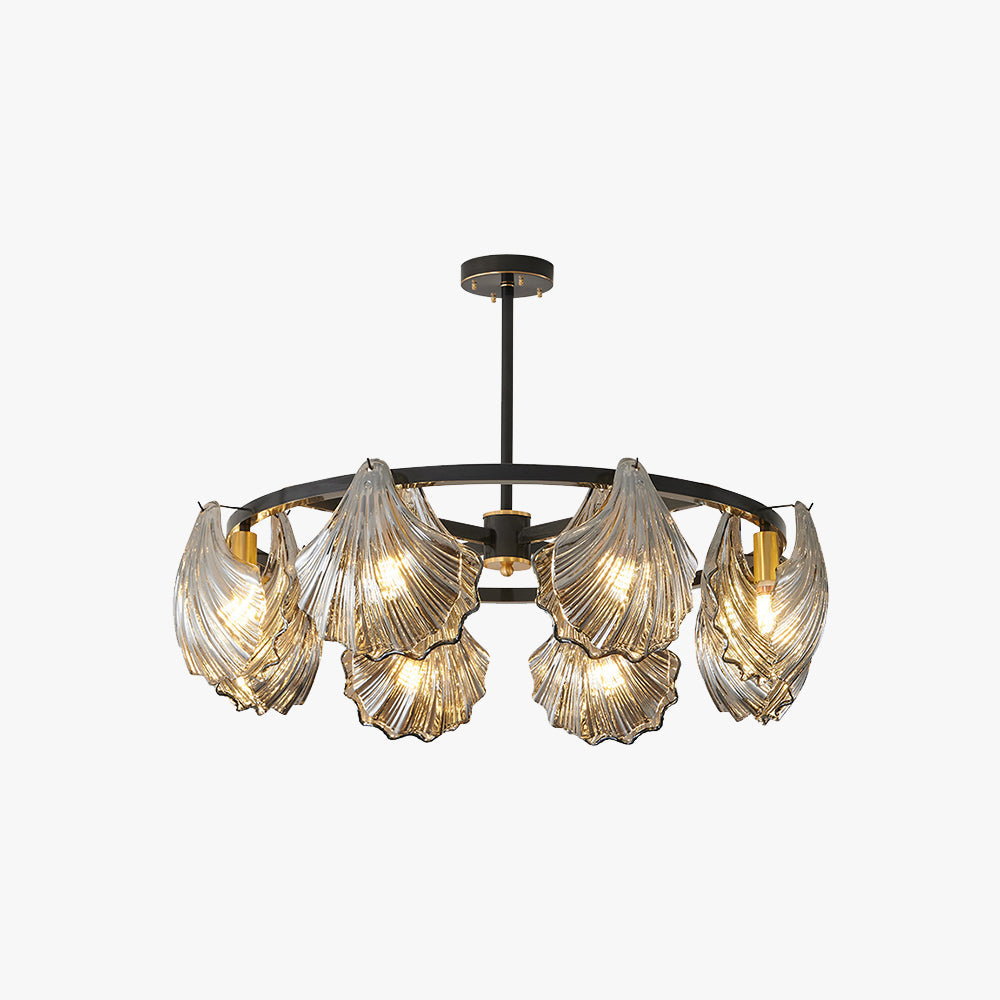 Kirsten Modern Annular Pendant Light - Black and Gold