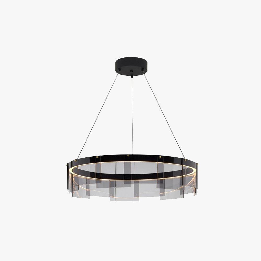 Evette Modern Ring Metal Pendant Light - Contemporary lighting