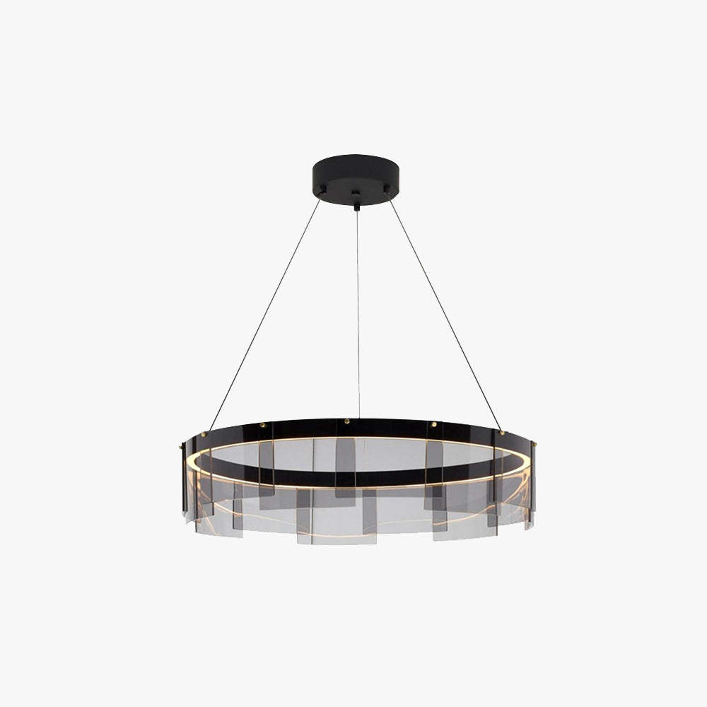 Evette Modern Ring Metal Pendant Light - Contemporary lighting