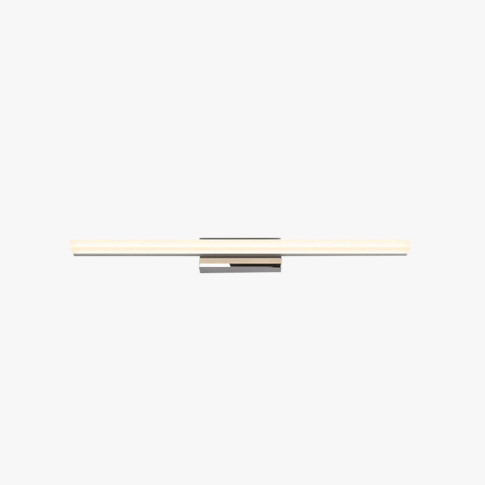 Chrome minimalist wall lamp for bathroom vanity