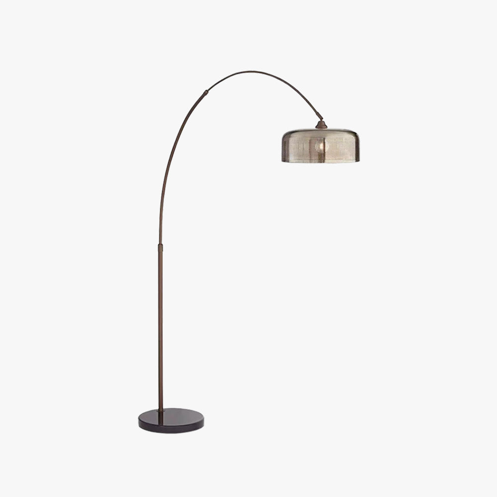 Hailie Retro Curved Floor Lamp Metal
