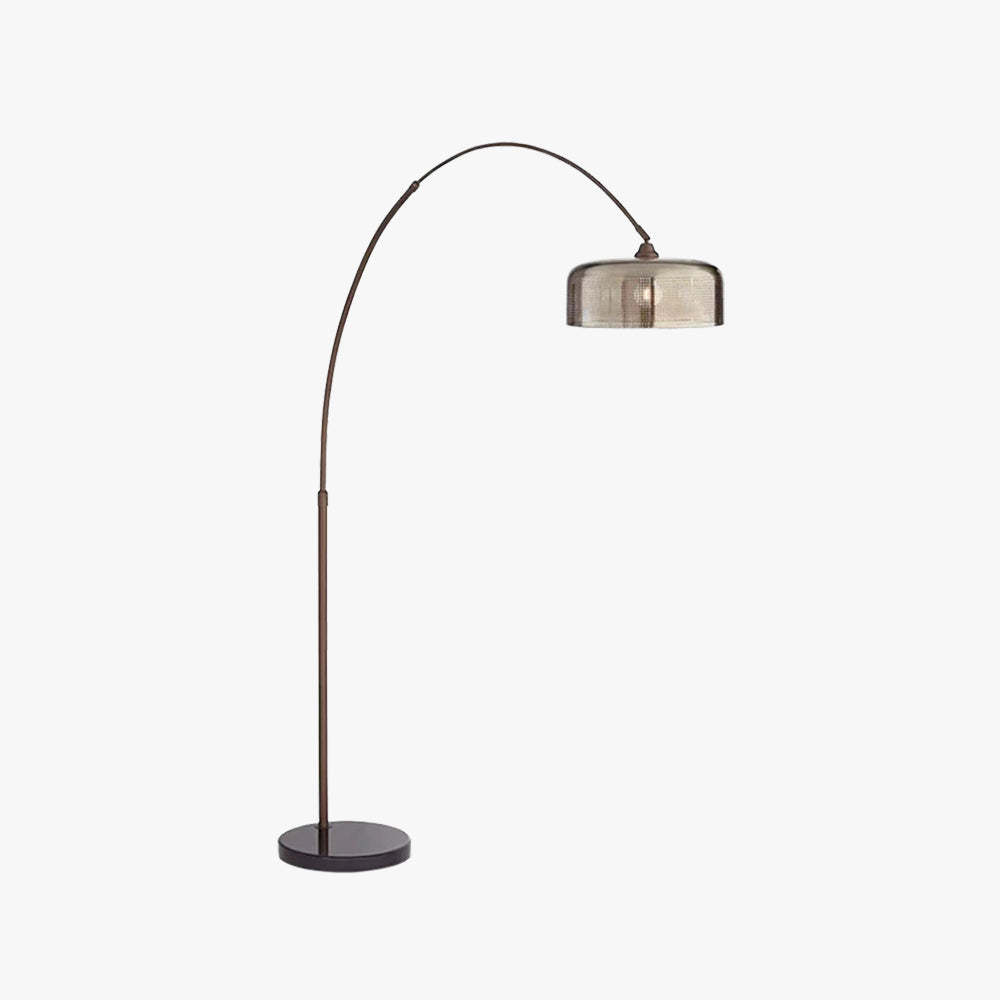 Hailie Retro Curved Floor Lamp Metal
