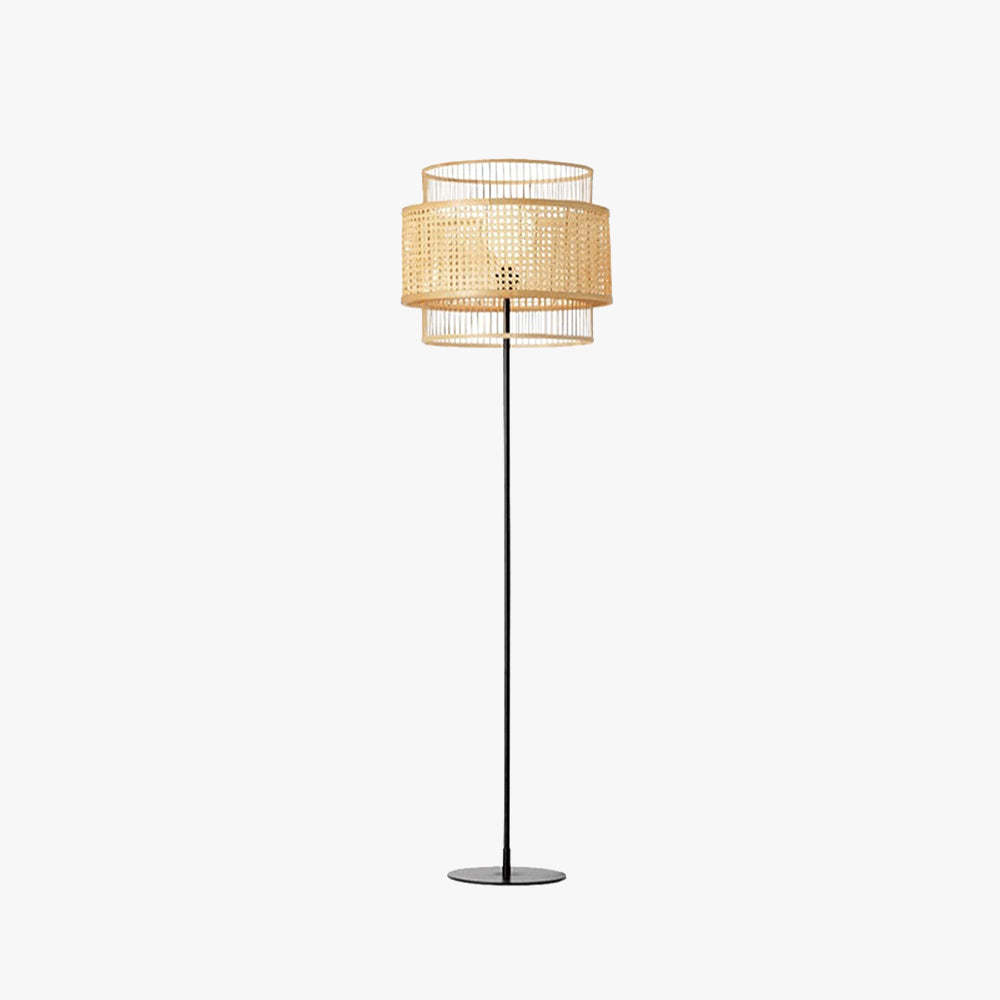 Ritta Zen Rattan Floor Lamp
