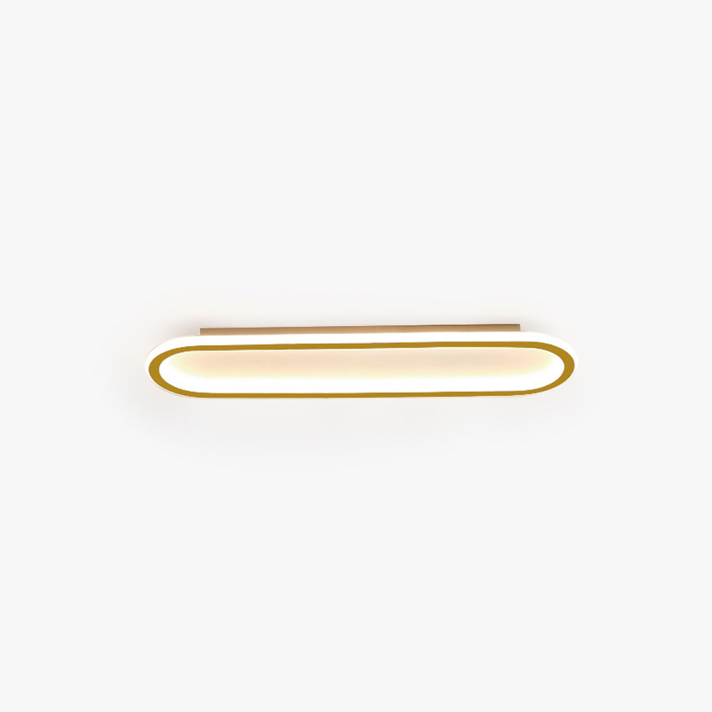 Quinn Minimalist Rectangular Flush Mount Ceiling Light