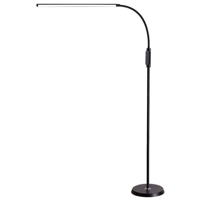 Black Eryn Adjustable Floor Lamp for Reading