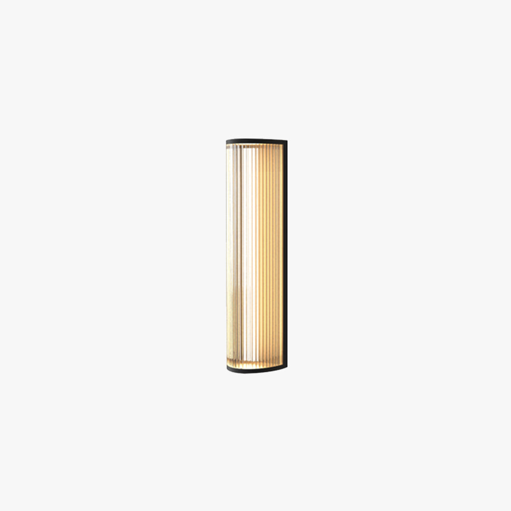 Orr Modern Semi-Cylindrical Outdoor Metal  Wall Lamp