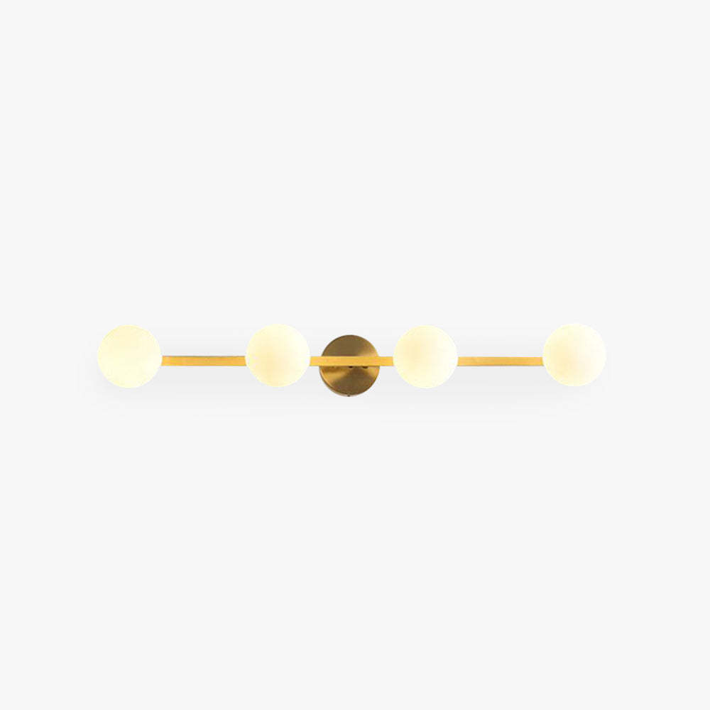 Valentina Retro Globe Wall Lamp - Metal and Glass