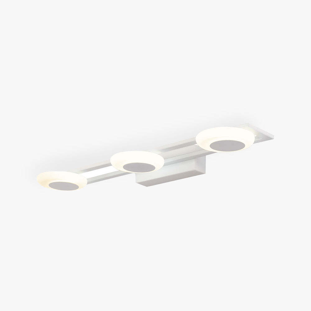 Leigh Modern Square Metal Acrylic Wall Lamp Bathroom