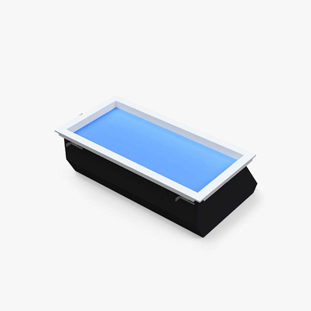 Edge modern ceiling light with blue light