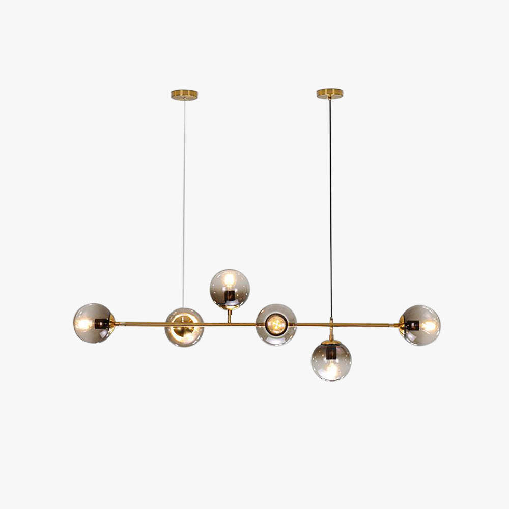 Valentina Modern Bubble Metal Glass Pendant Light